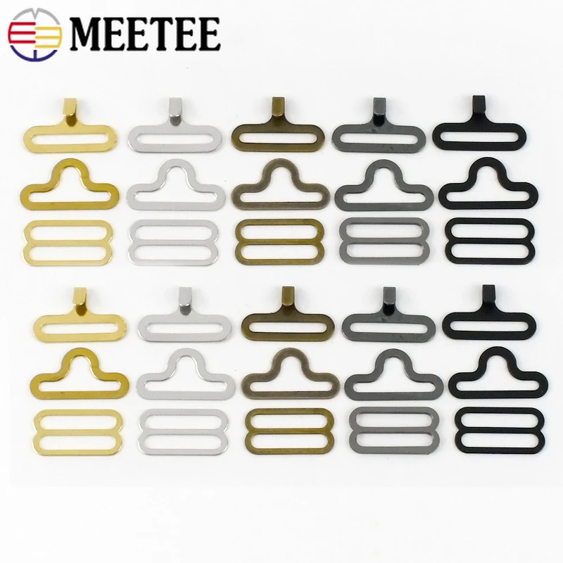 Nursing Bra Clip - 10/20/30/40/50 ensembles 18mm métal soutien-gorge sangle