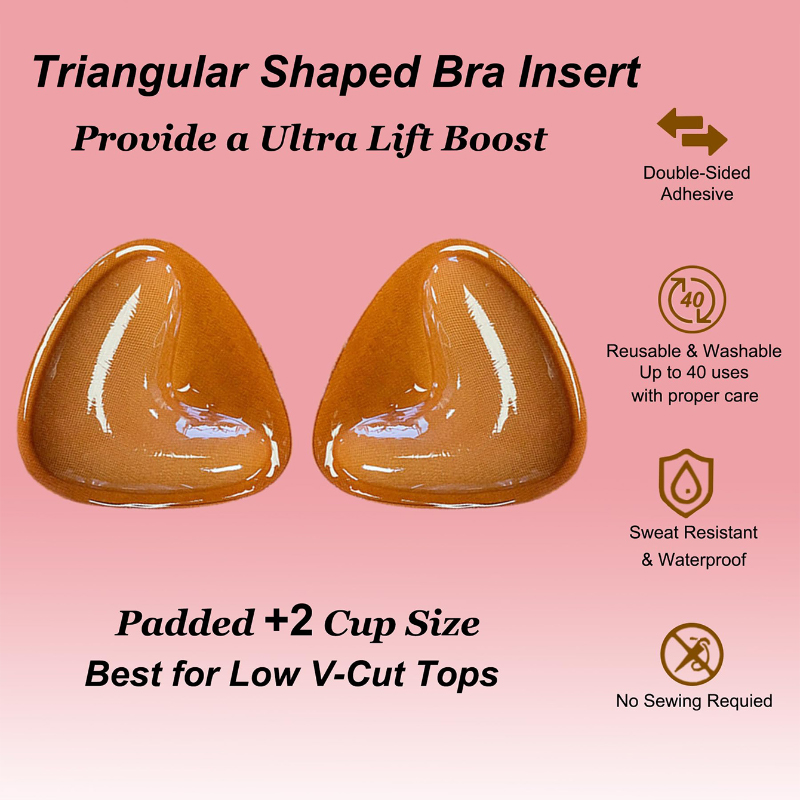 Push Up Bra Silicone - Kave 1/2 paires de soutien-gorge collant