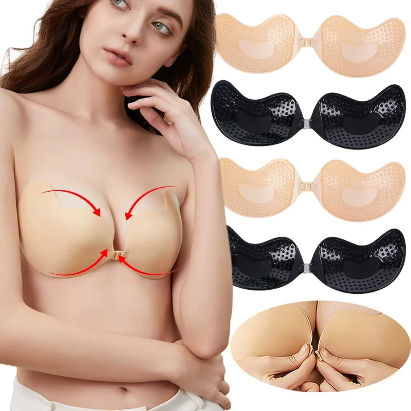 Push Up Bra Silicone - Soutien-gorge Push Up Invisible pour femmes