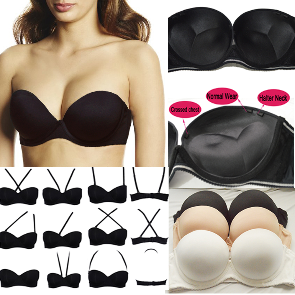 Convertible Bra Multiway - Soutien-gorge push-up rembourré pour mariage, sous-vêtements