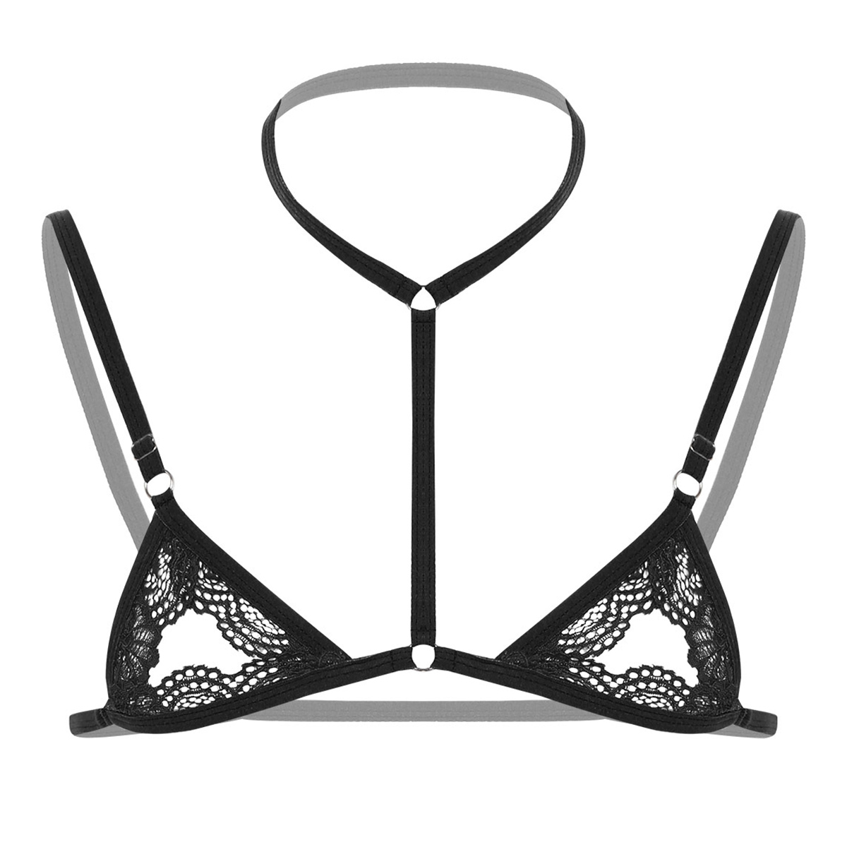 Sheer Bra Lace - Sexy hommes harnais érotique soutien-gorge homme