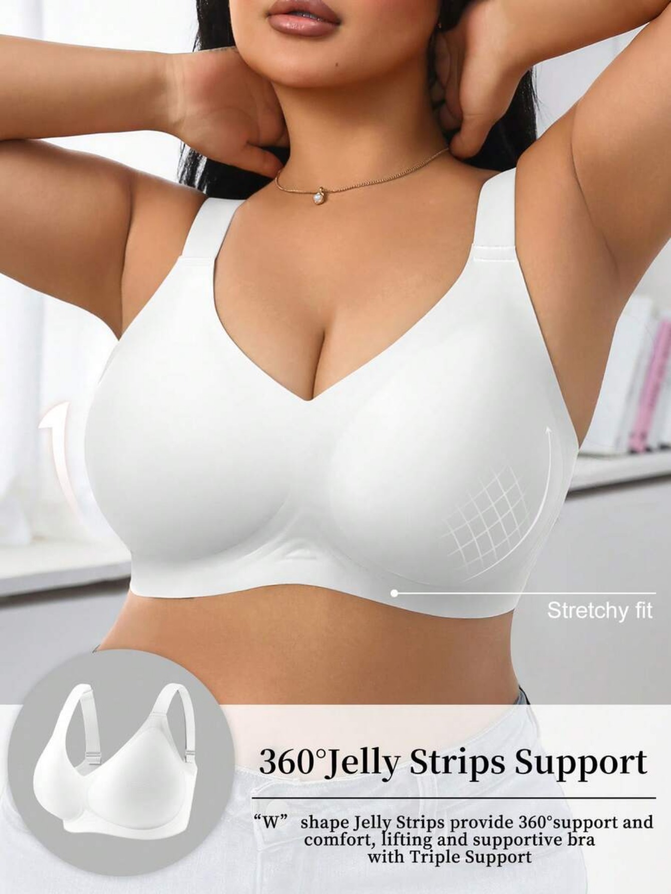 Wirefree Bra Comfort - Soutien-gorge de sport à maintien élevé