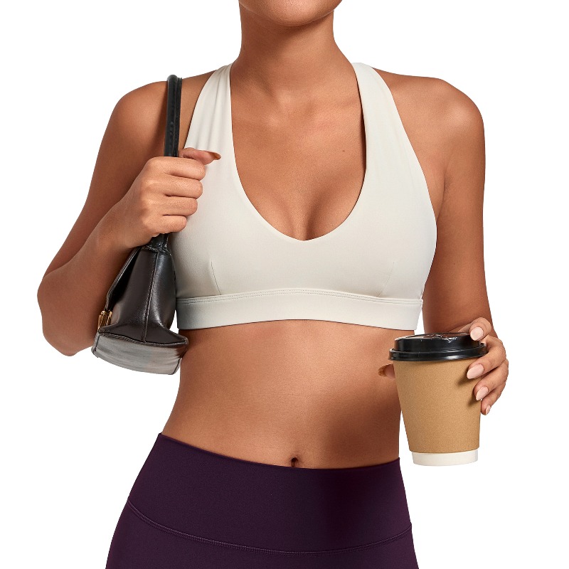 Sports Bra Racerback - Samless femmes gymnastique entraînement sport soutiens-gorge
