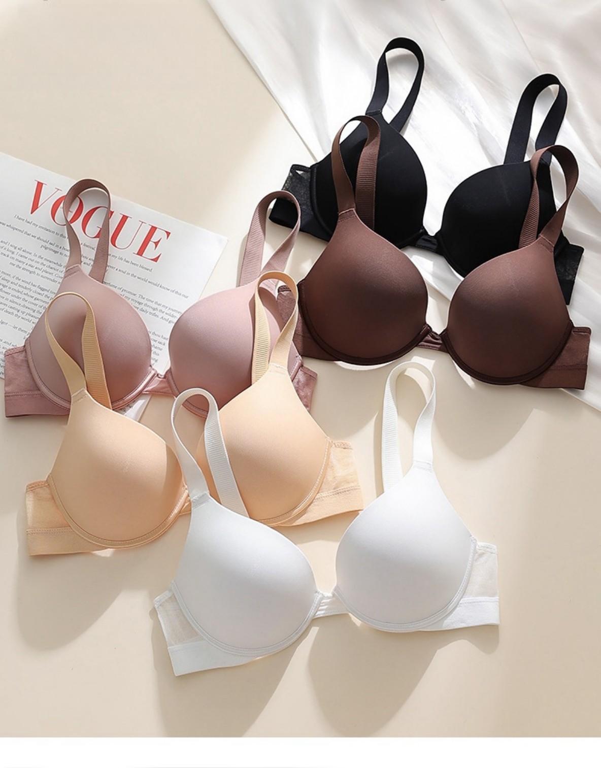 Demi Bra Balconette - 2025 femmes grande taille soutien-gorge Push