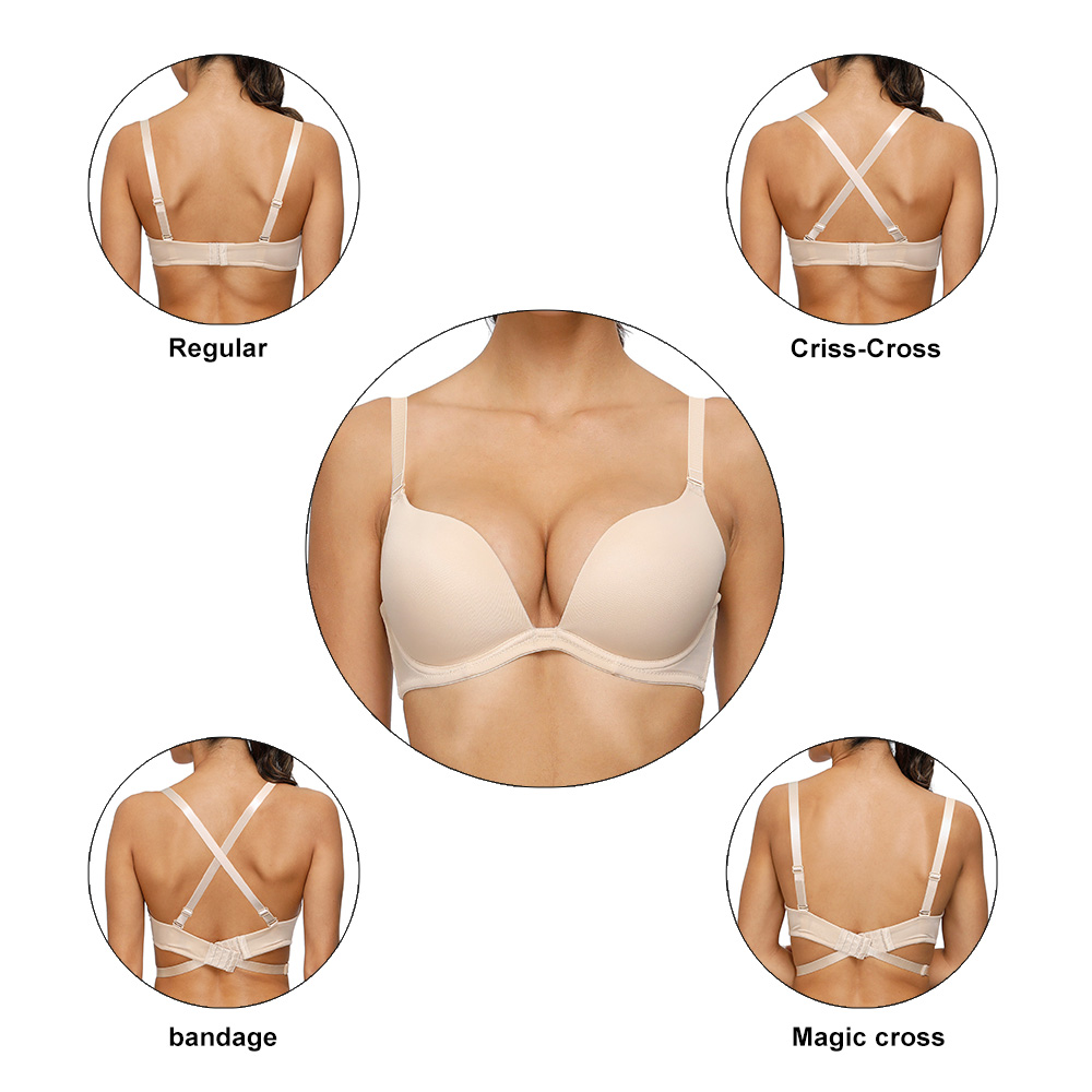 Convertible Bra Multiway - Vgplay – soutien-gorge plongeant pour femmes,