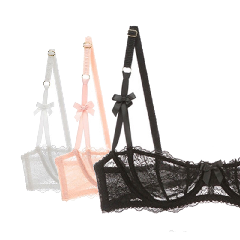 Demi Bra Balconette - Soutien-gorge demi-tasse pour femmes, Lingerie Sexy,