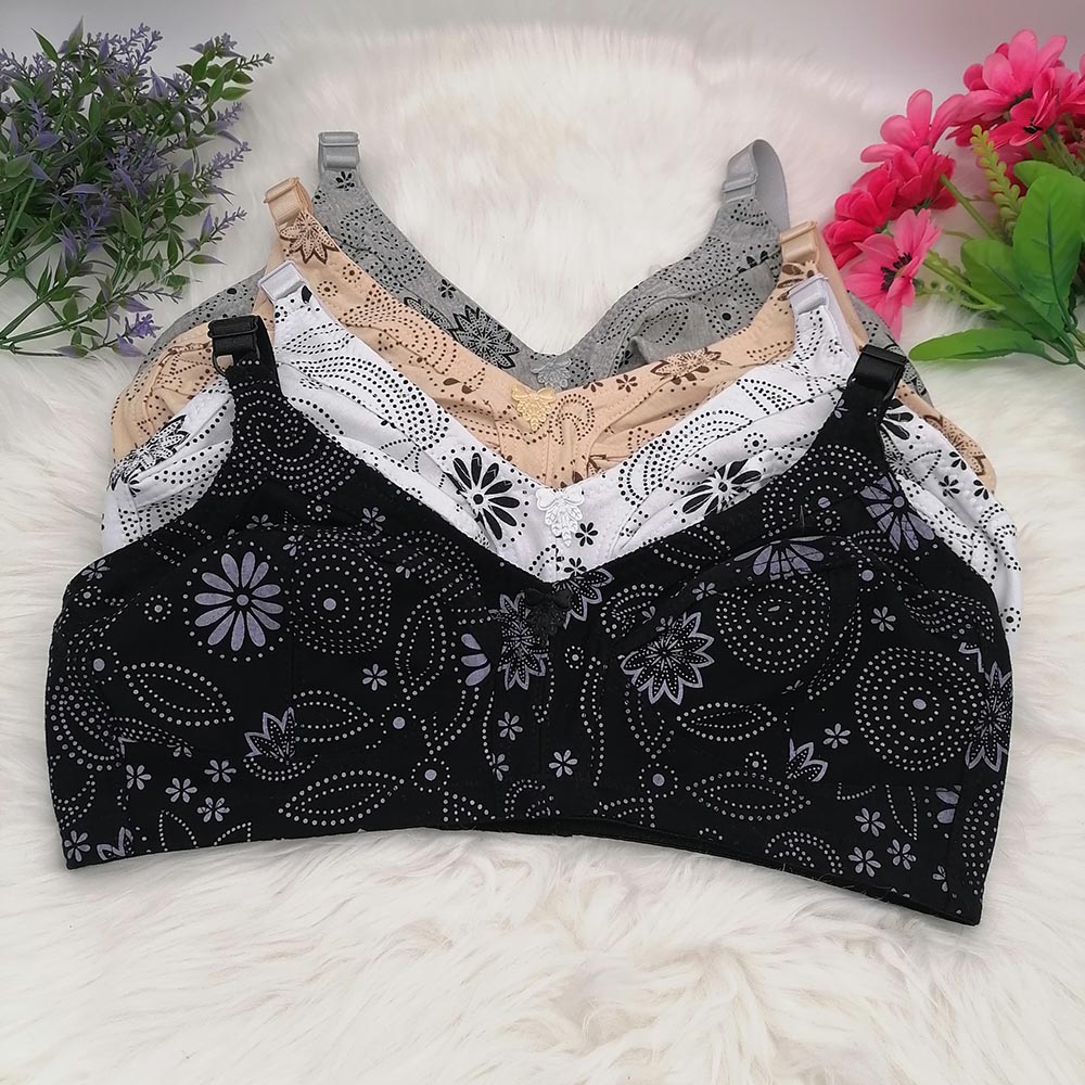 Full Coverage Bra - Soutien-gorge sans fil en coton pour