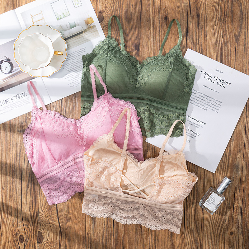 Lace Bralette Set - Soutien-gorge de sport sans couture en