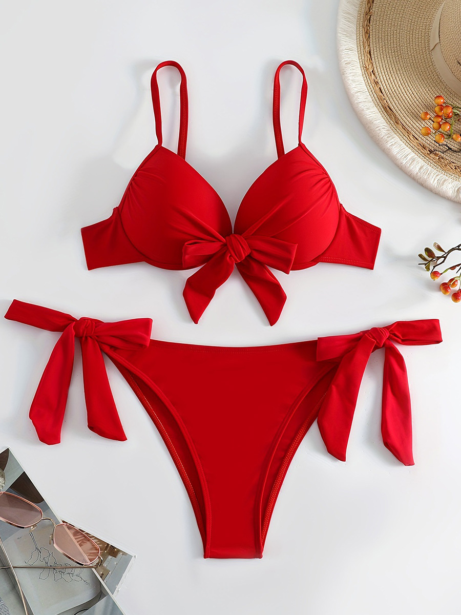 Underwire Bra Padded - Sexy noué à armatures soutien-gorge tasse
