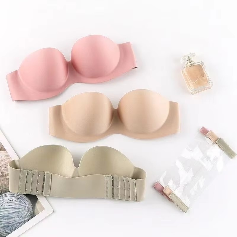 Cotton Bra Everyday - Soutien-gorge push-up sexy sans bretelles pour