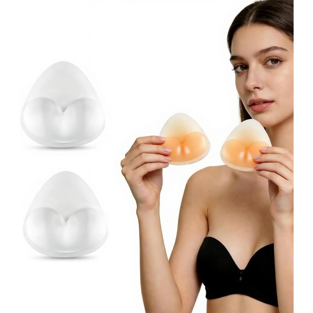 Push Up Bra Silicone - Inserts de soutien-gorge en silicone, coussinets