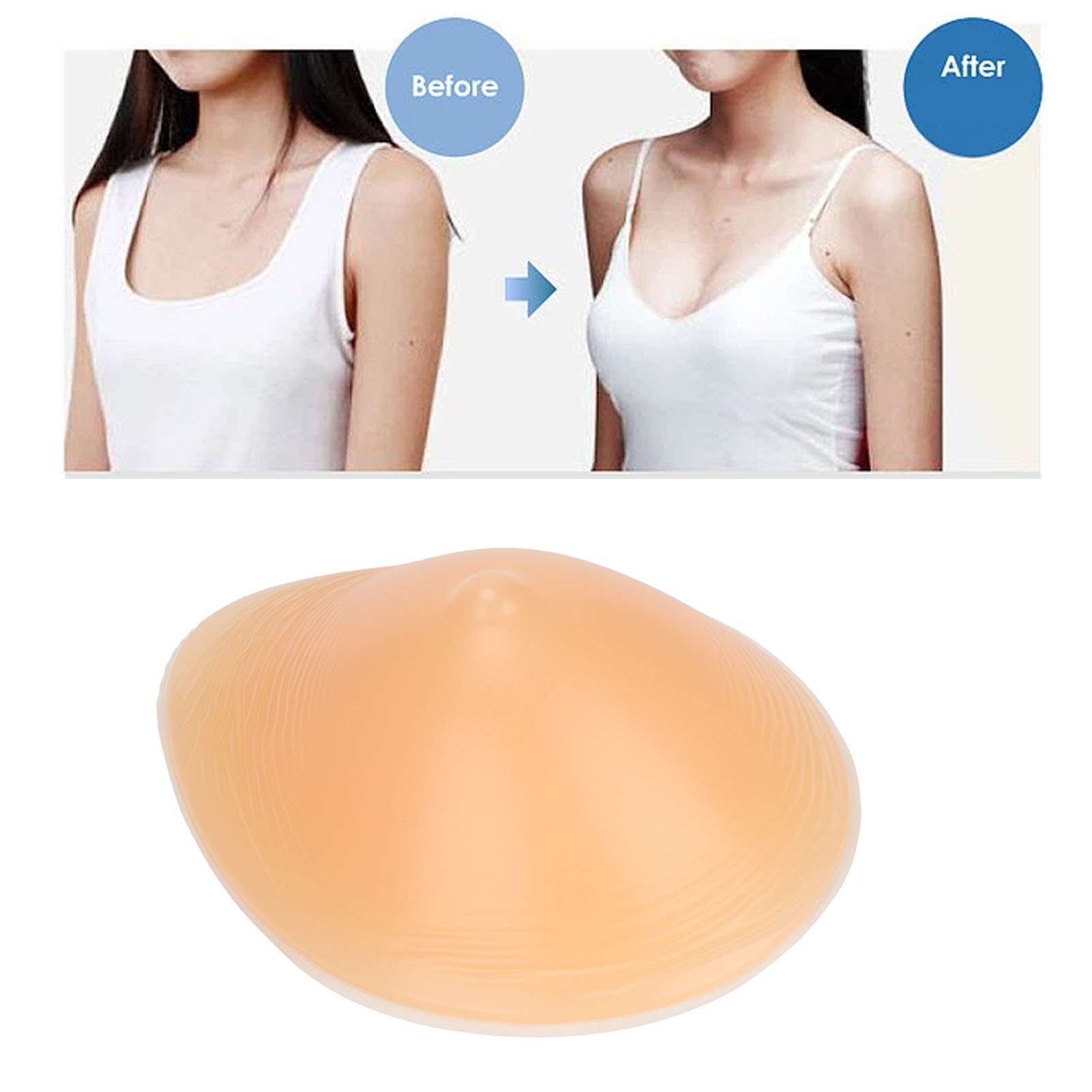 Mastectomy Bra Pocket - Insert de soutien-gorge en silicone de