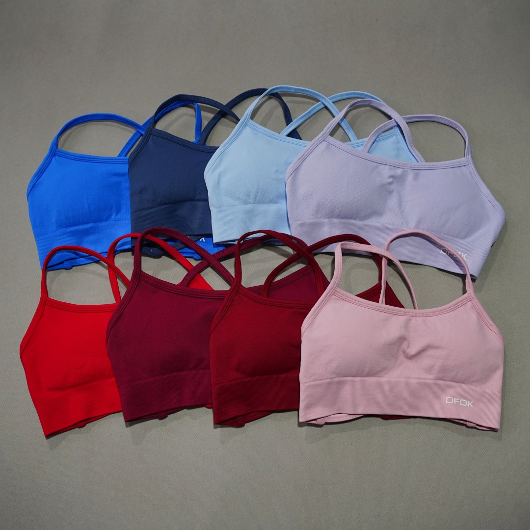 Underwire Bra Padded - DFDK Soutien-gorge de yoga côtelé sans