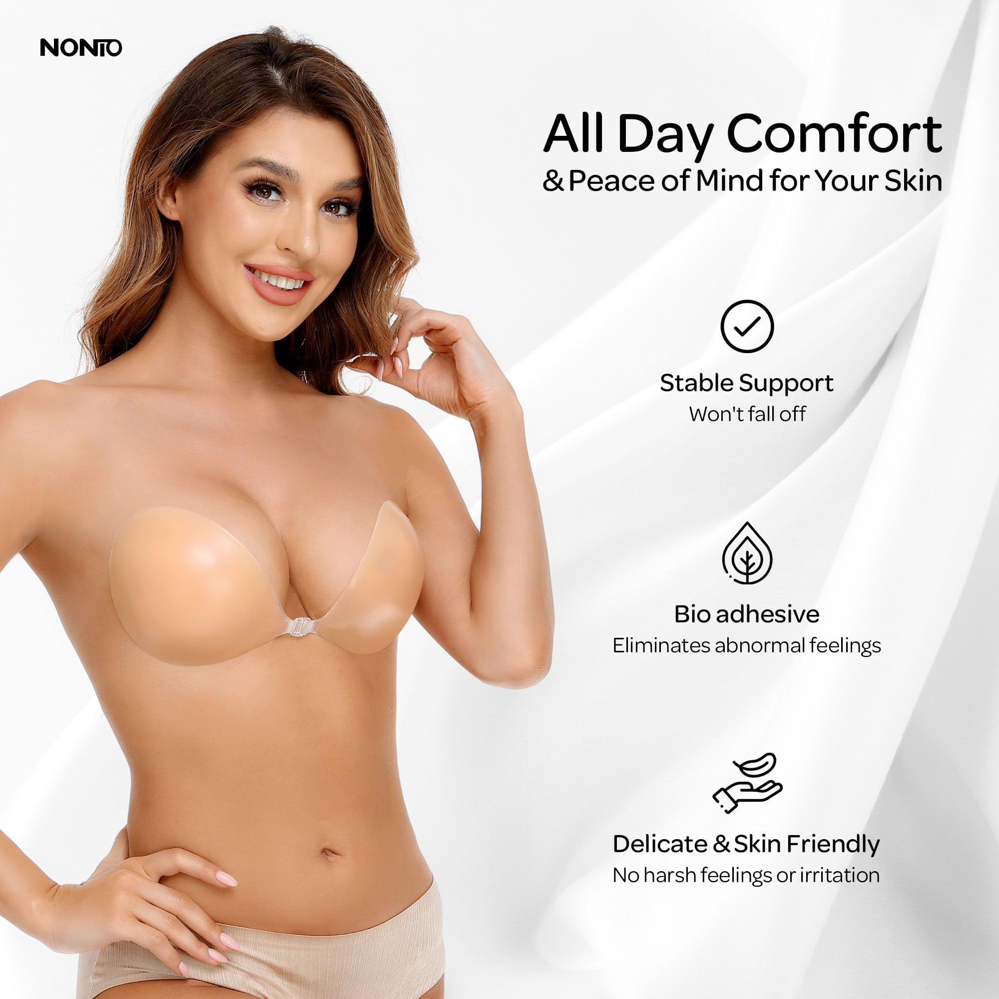 Soutien-gorge adhésif sans bre - Backless Bra Sticky avis et prix