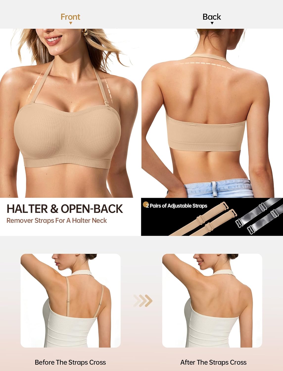 Soutiens-gorge push-up sans br - Underwire Bra Padded avis et prix