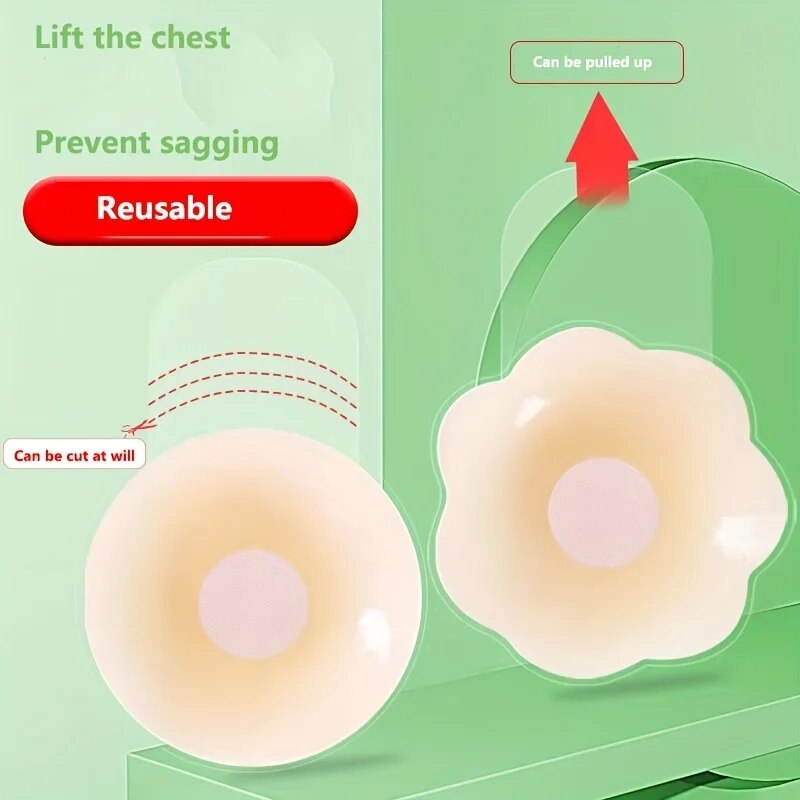 1 paire de cache-mamelon en Si - Push Up Bra Silicone avis et prix