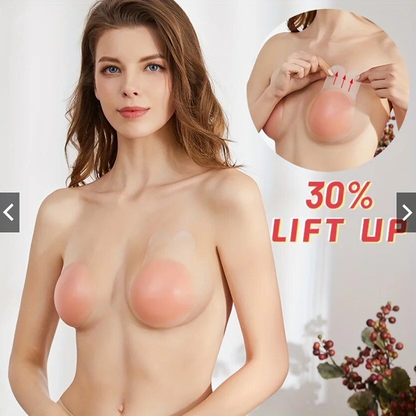 1 paire de cache-mamelon en Si - Push Up Bra Silicone avis et prix