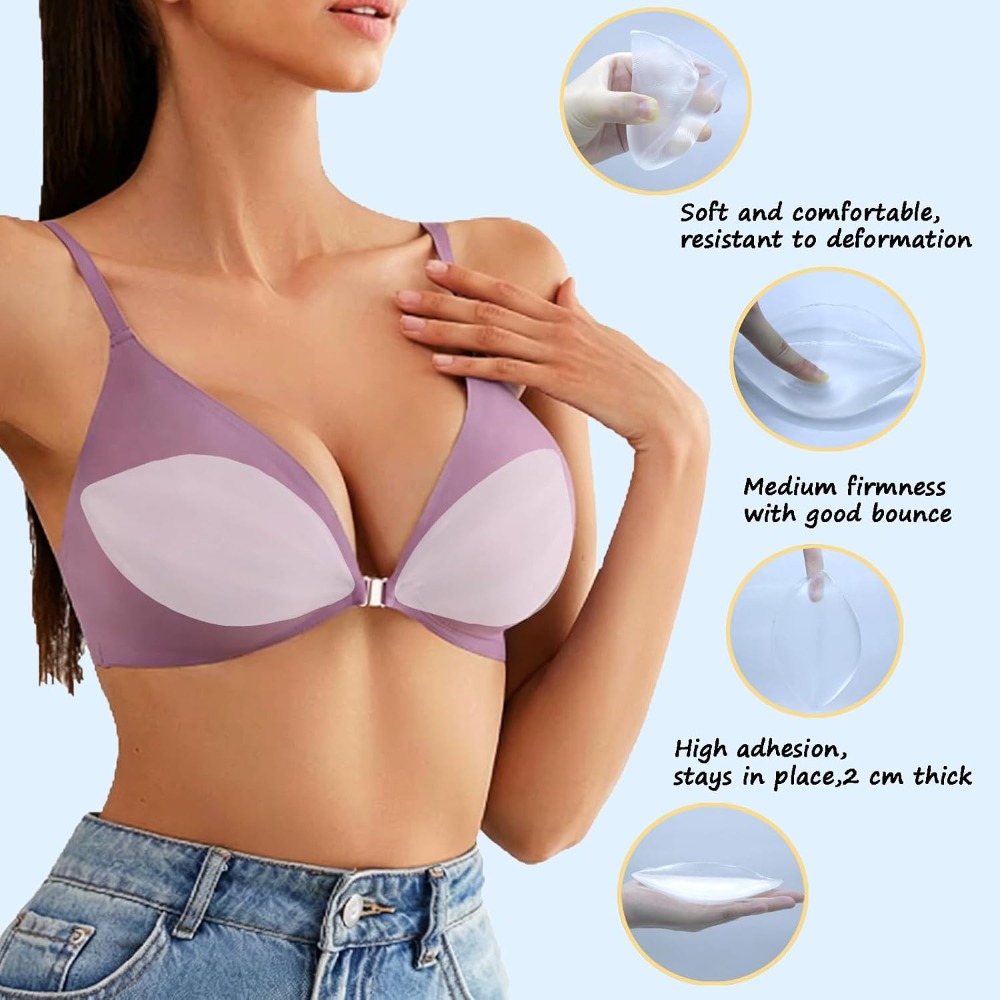 Inserts de soutien-gorge en si - Push Up Bra Silicone avis et prix