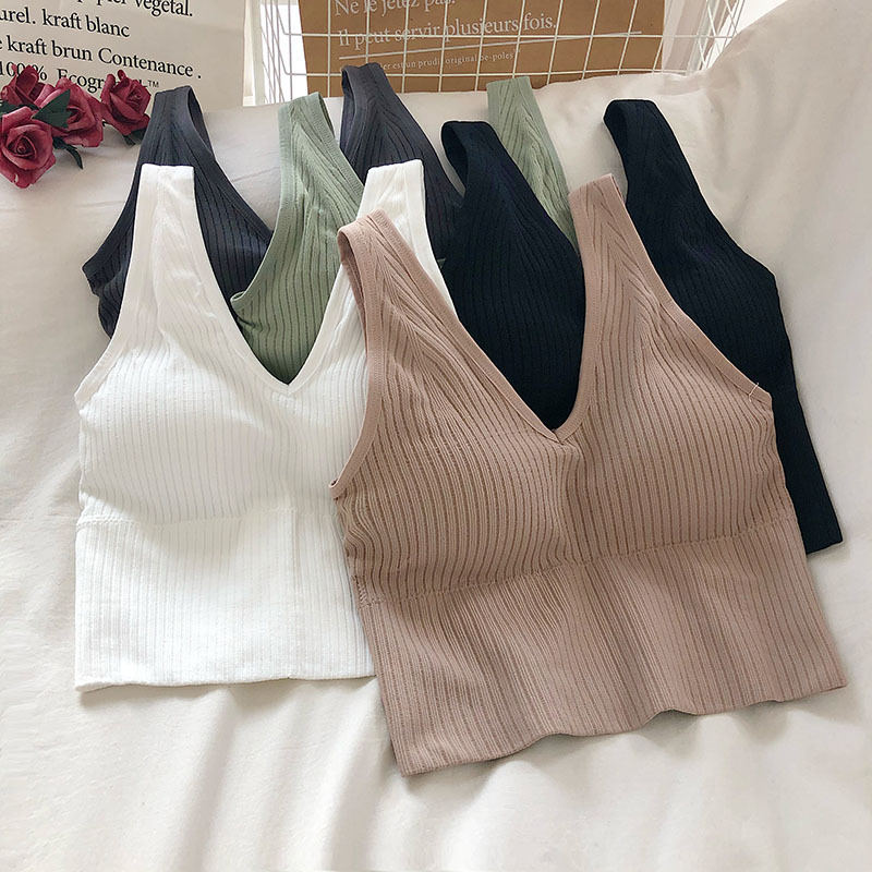 Débardeur court pour femmes, L - T Shirt Bra Seamless avis et prix