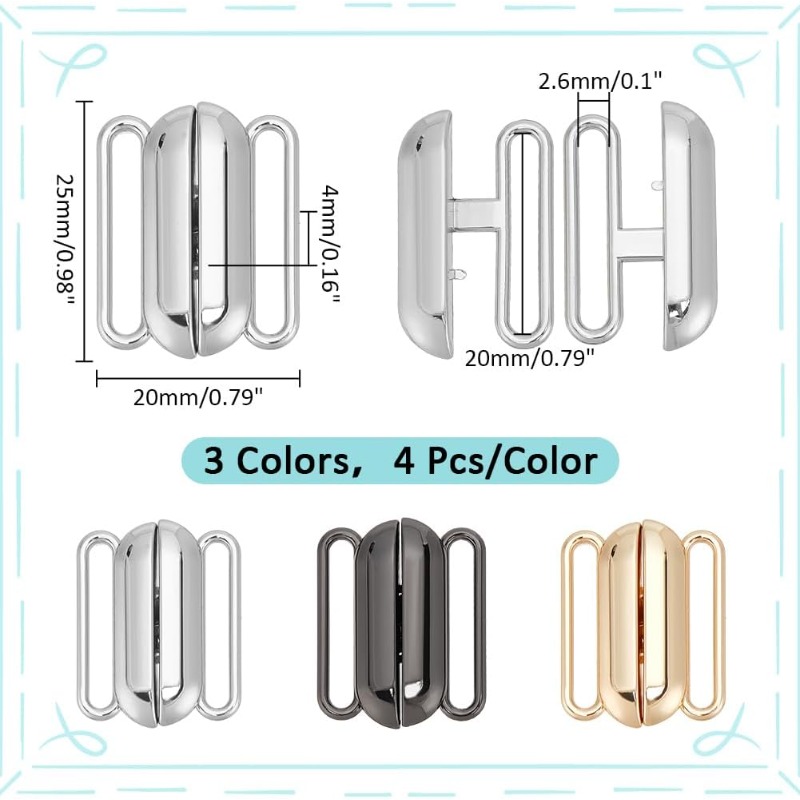 Ensemble de 12 Fermoirs de Sou - Nursing Bra Clip avis et prix