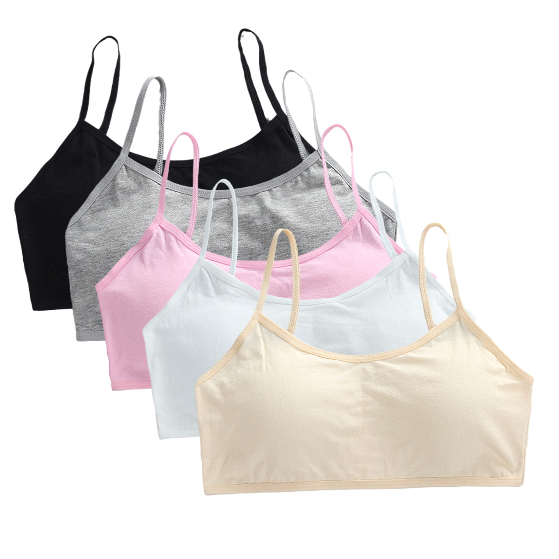 Lot de 5 brassières d'entraîne - Cotton Bra Everyday avis et prix