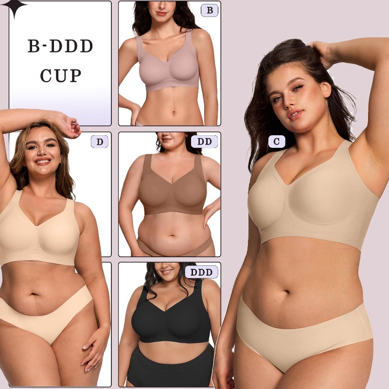 Soutien-gorge sans fil en gelé - Full Coverage Bra avis et prix