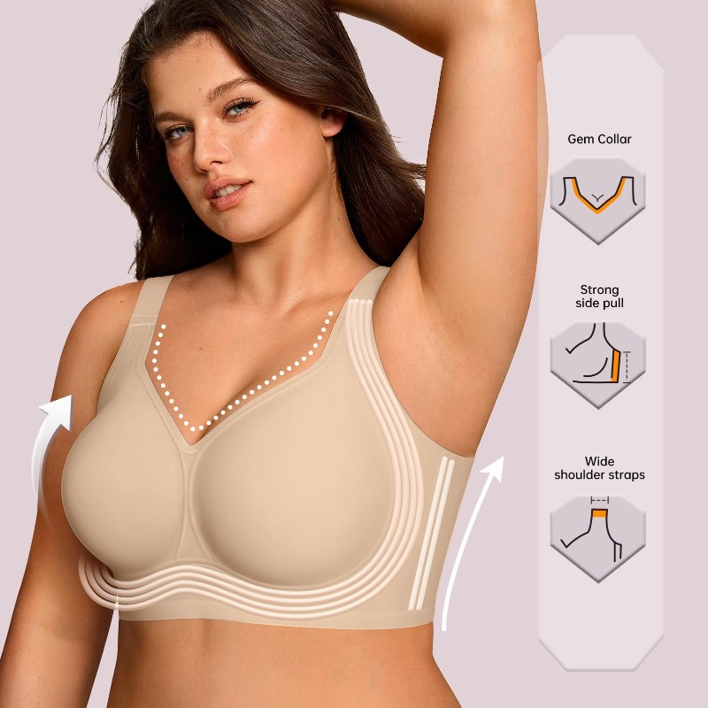 Soutien-gorge sans fil en gelé - Full Coverage Bra avis et prix