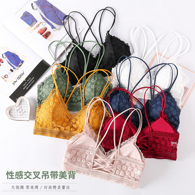 Soutien-gorge de sport sans co - Lace Bralette Set avis et prix