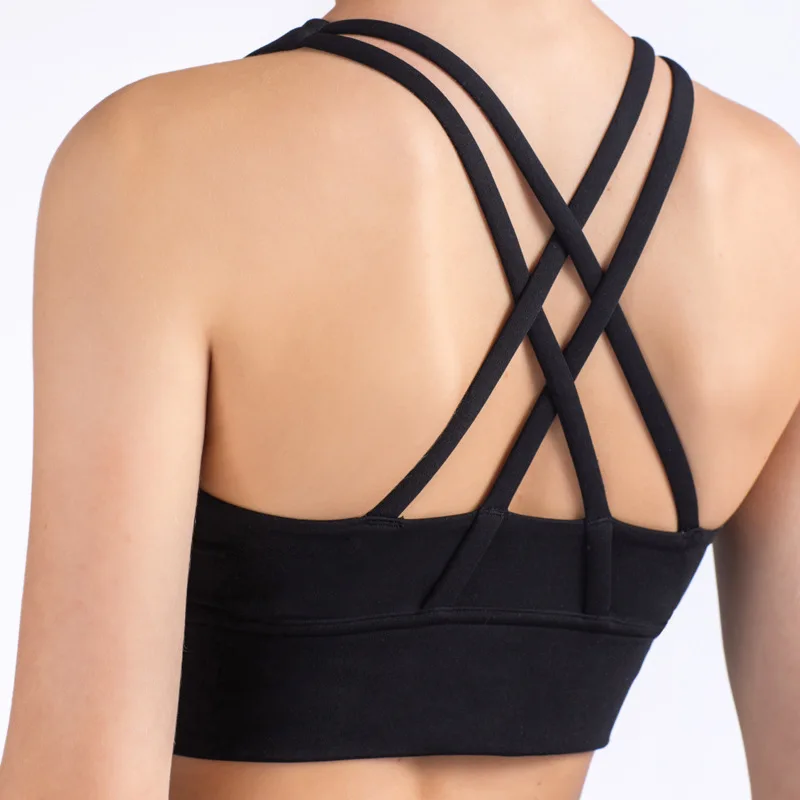 Mode d'été dos croisé femmes S - Sports Bra Racerback avis et prix