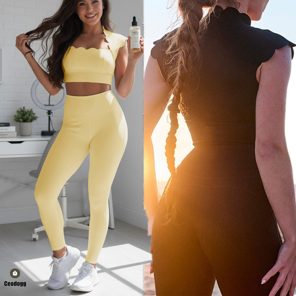 Débardeur de sport ondulé pour - Sports Bra Racerback avis et prix