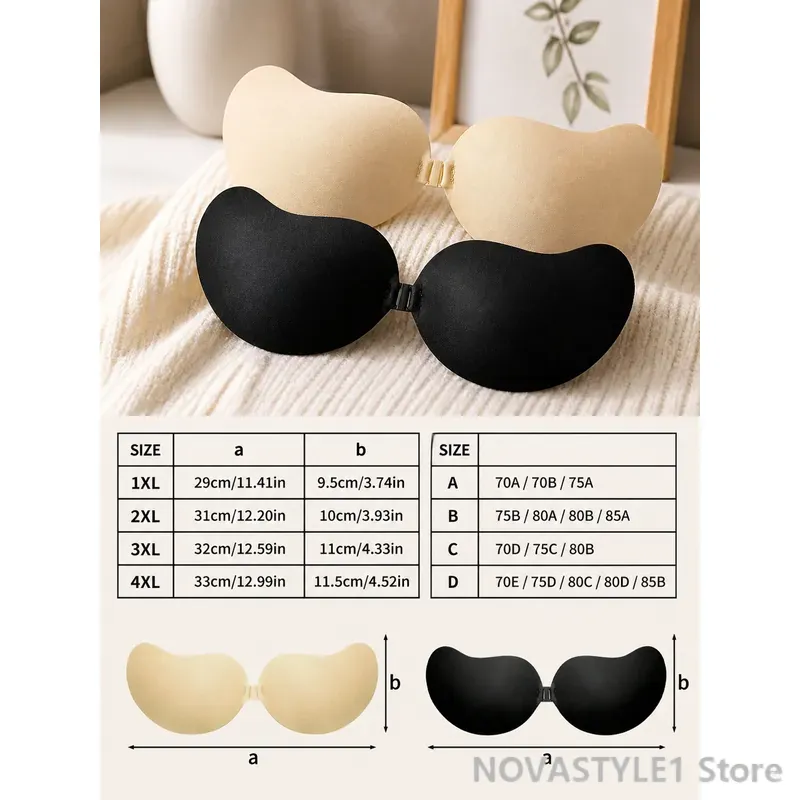 2 paires de soutiens-gorge inv - Strapless Bra Adhesive avis et prix