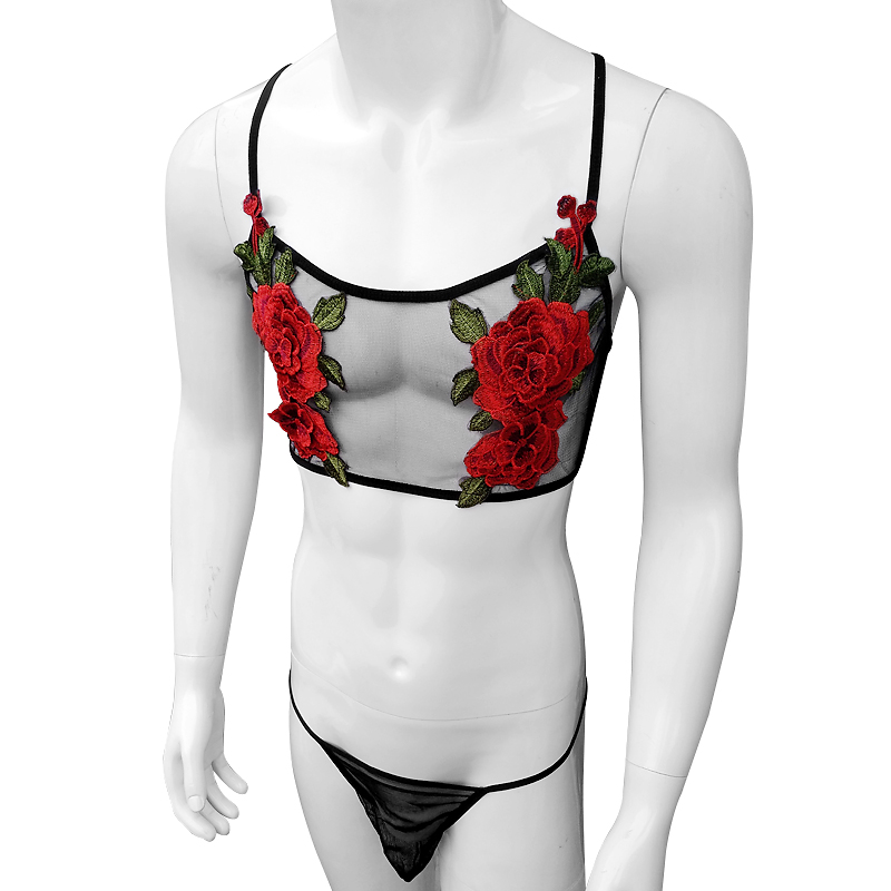 Ensemble de Lingerie Sexy brod - Sheer Mesh Bra avis et prix